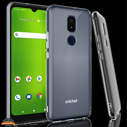 For Cricket Icon 3 Ultra Slim Thin Transparent Silicone Soft Skin Flexible TPU Gel Rubber Candy Gummy Protective Hybrid  Phone Case Cover