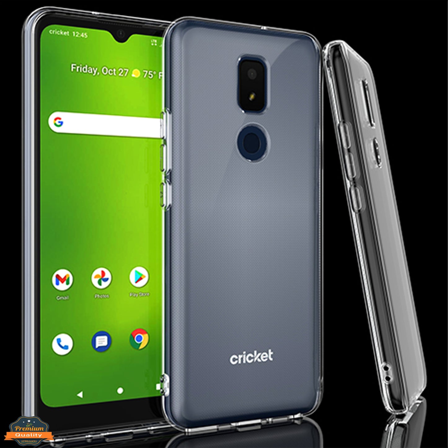 For Cricket Icon 3 Ultra Slim Thin Transparent Silicone Soft Skin Flexible TPU Gel Rubber Candy Gummy Protective Hybrid  Phone Case Cover