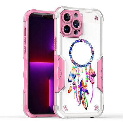 For Apple iPhone 13 Pro Max (6.7") Fashion Design Tough Shockproof Hybrid Stylish Pattern Heavy Duty TPU  Phone Case Cover