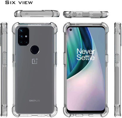 For Samsung Galaxy A13 5G HD Crystal Clear Ultra Hybrid PC+TPU [Four-Corner Protective] Rubber Shockproof Gummy Gel Bumper Transparent Clear Phone Case Cover