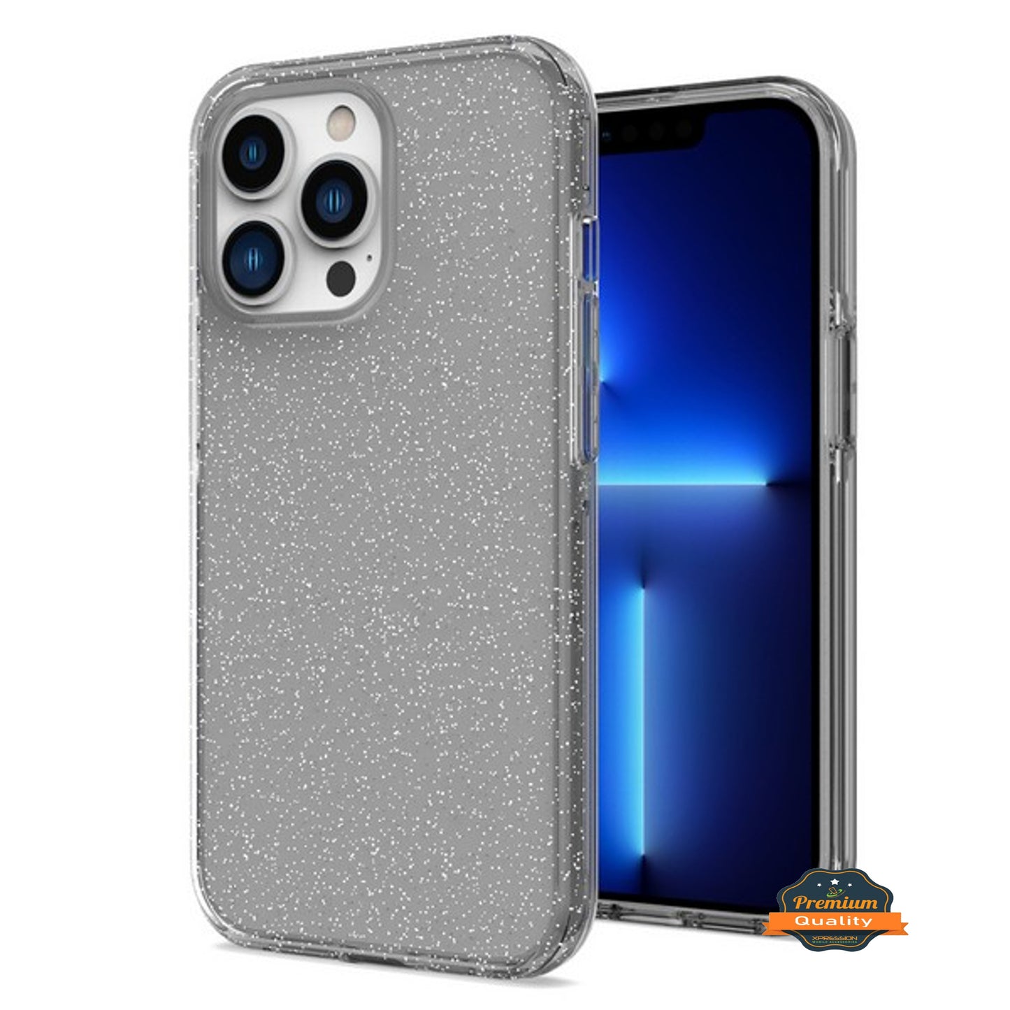 For Apple iPhone 13 /Pro Max Mini Glitter Sparkle Bling Shiny Thin Slim Hybrid Shockproof Rubber Silicone Soft TPU Gel Protective  Phone Case Cover