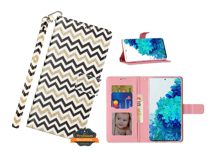 For Apple iPhone 13 Pro (6.1") Design Wallet Case ID Money Credit Card Holder Leather Folio Pocket Flip Pouch & Strap  Phone Case Cover