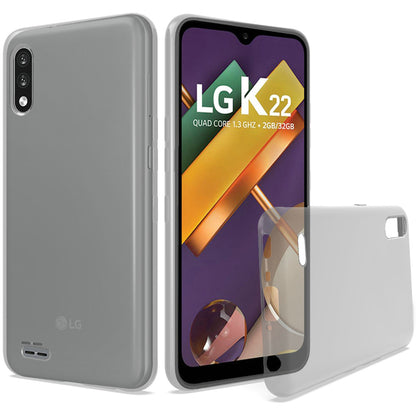 For Samsung Galaxy A33 5G Case Premium Hybrid Soft Silicone Gummy TPU Gel Candy Skin Flexible Skinny Slim Protector Clear Phone Case Cover