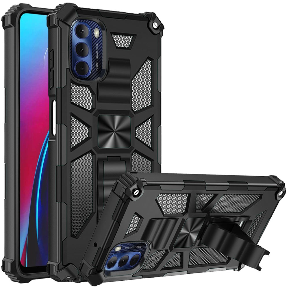 For Motorola Moto G Stylus 2022 4G Heavy Duty Stand Hybrid Shockproof [Military Grade] Armor Protective with Kickstand  Phone Case Cover