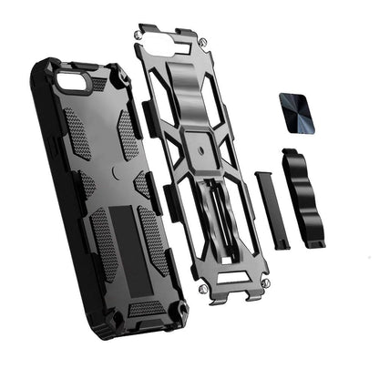 For Apple iPhone SE 3 (2022) SE/8/7 Heavy Duty Stand Hybrid Shockproof [Military Grade] Rugged with Built-in Kickstand  Phone Case Cover