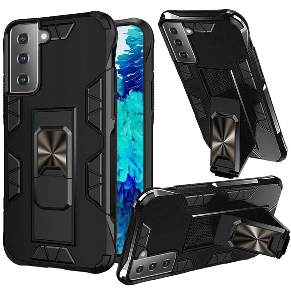 For Apple iPhone SE 2022 /SE 2020/8/7 Hybrid Magnetic Slide Ring Stand fit Car Mount Grip Holder Heavy Duty Body Rugged  Phone Case Cover