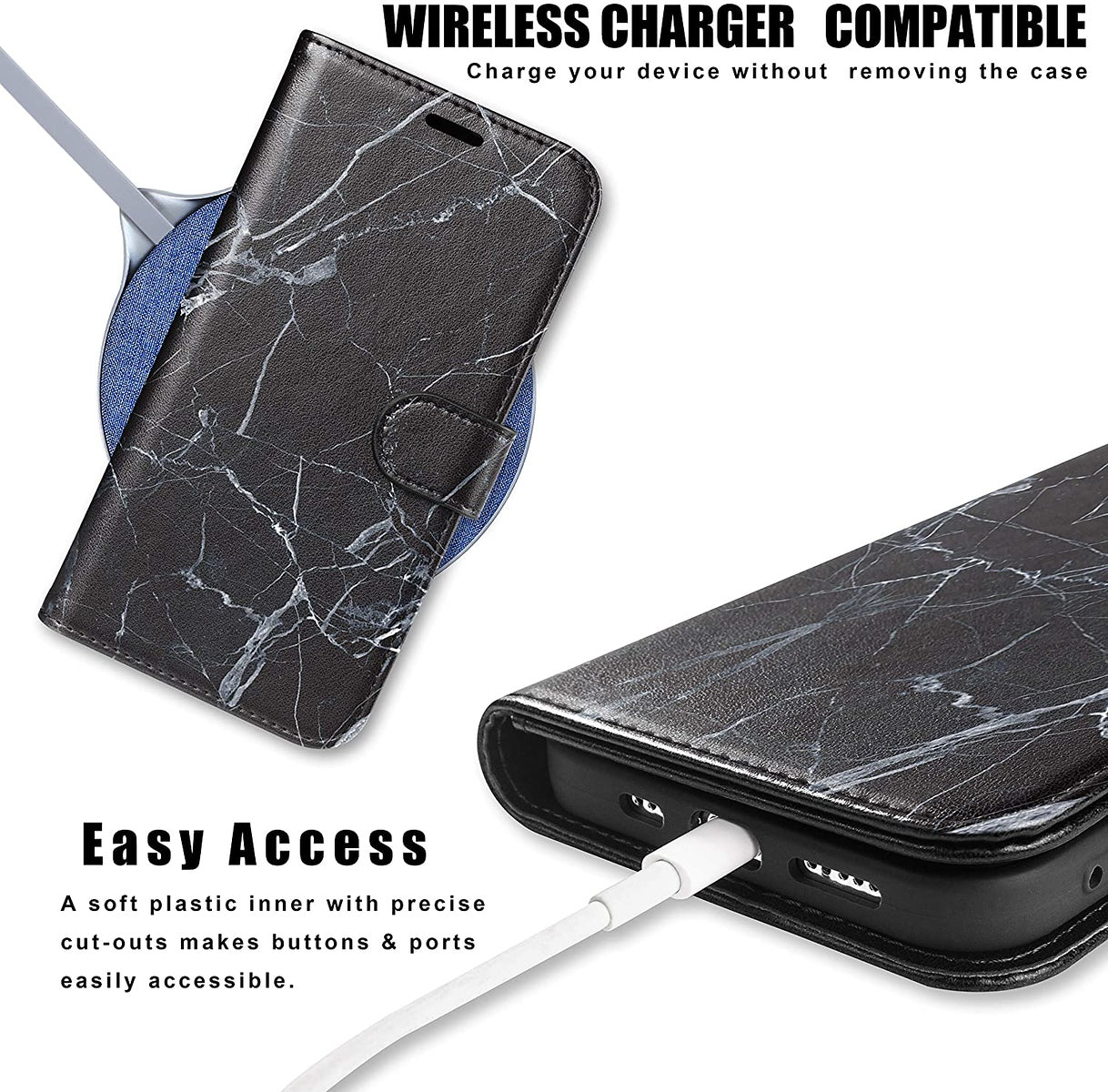 For Apple iPhone 13 Pro (6.1") Wallet Case Pattern Design PU Leather Wallet with Credit Cards Holder, Wrist Strap & Stand Feature Flip Pouch Protective Butterfly Phone Case Cover