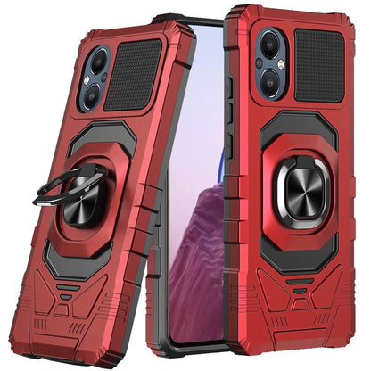 For OnePlus Nord N20 5G Hybrid Dual Layer with Rotate Magnetic Ring Stand Holder Kickstand, Rugged Shockproof Protective  Phone Case Cover