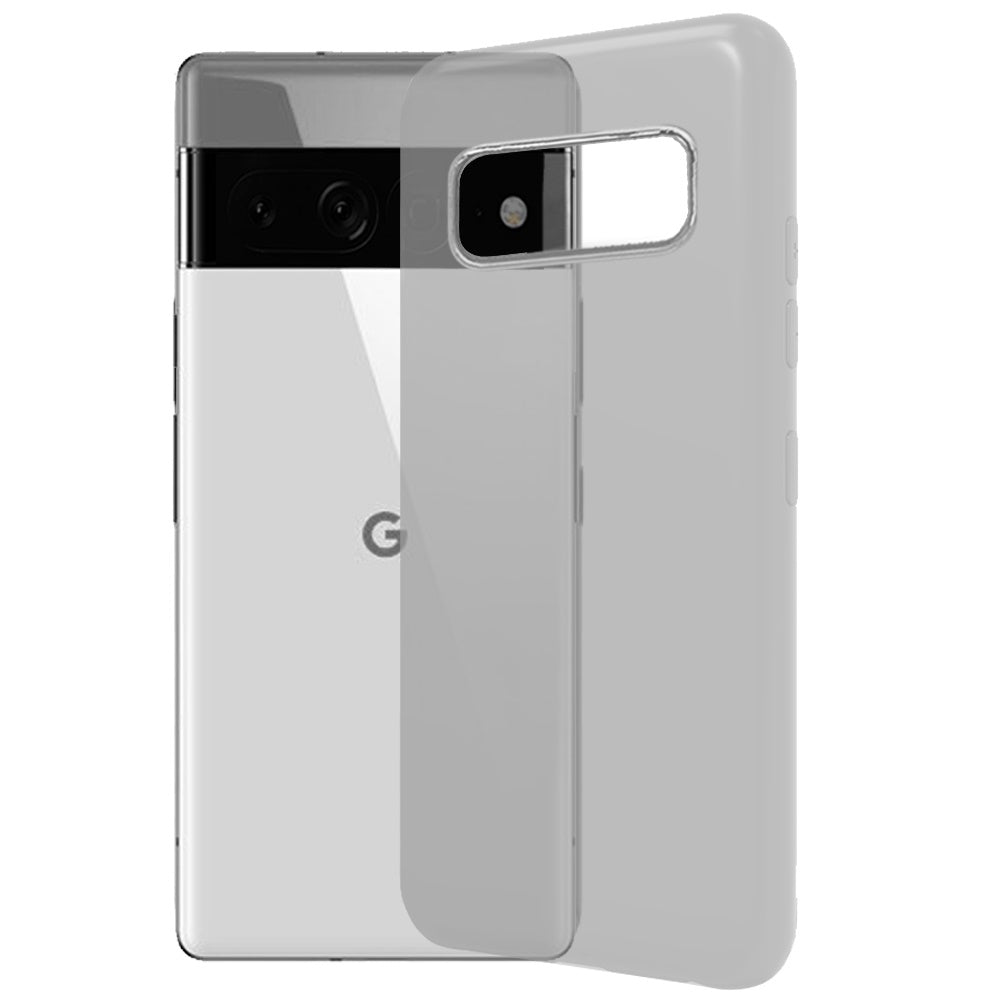 For Google Pixel 7/ 7 Pro Case Premium Hybrid Soft Silicone Gummy TPU Gel Candy Skin Flexible Skinny Slim Thin Protector  Phone Case Cover