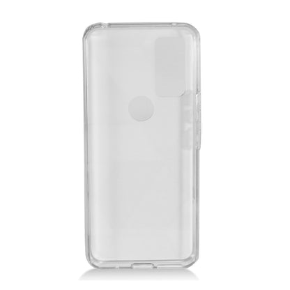 For Cricket Dream 5G Fashion IMD Design Plastic Hard Back Shock-Absorption PC with Rubber Soft TPU Bumper Protective Pink White Phone Case Cover