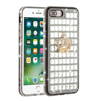 For Apple iPhone 8 /7/6s/6 /SE 2nd Generation Fashion Luxury 3D Bling Diamonds Rhinestone Jeweled Ornament Shiny Crystal  Phone Case Cover