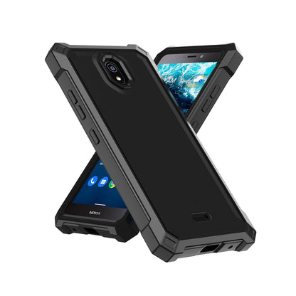 For Nokia C200 Matte Finish Hybrid Thick Shell Guard Shockproof Dual Layer Hard PC + TPU Bumper Frame Armor  Phone Case Cover