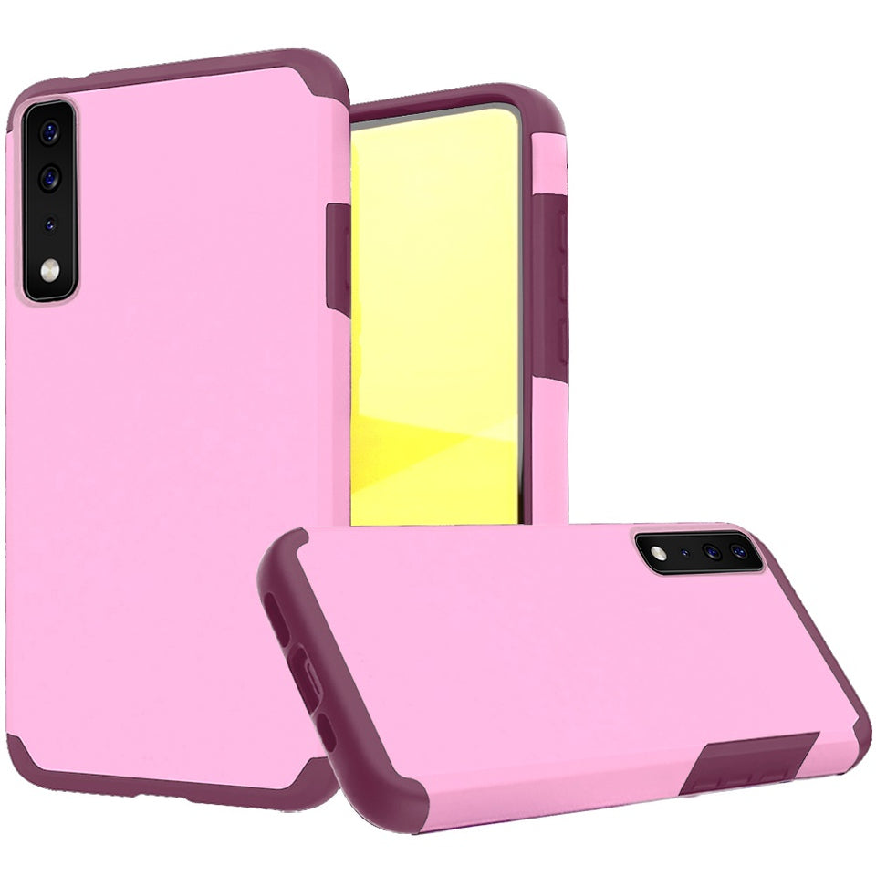 For Cricket Innovate E 5G (E Version 2022) Slim Protection Shock Absorption Hybrid Dual Layer Hard PC + TPU Rubber Frame  Phone Case Cover