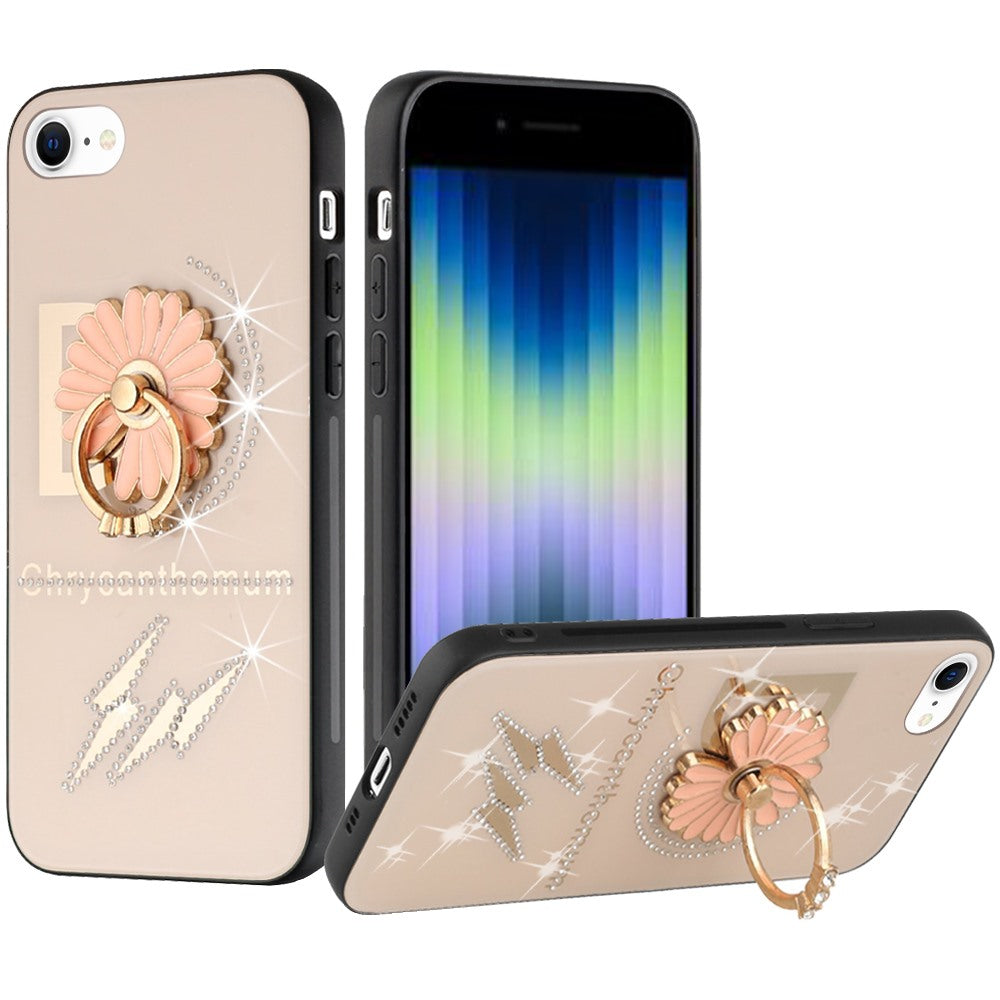 For Apple iPhone 11 (6.1")3D Diamond Bling Sparkly Glitter Ornaments Engraving Hybrid Armor Metal Fashion  Phone Case Cover