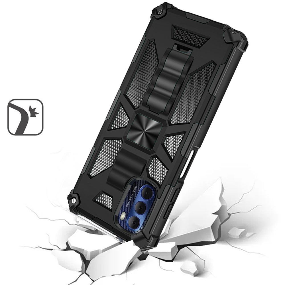 For Motorola Moto G Stylus 2022 4G Heavy Duty Stand Hybrid Shockproof [Military Grade] Armor Protective with Kickstand  Phone Case Cover