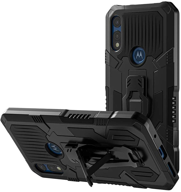 For Samsung Galaxy S22 Ultra Hybrid Heavy Duty Protection Shockproof Defender with Belt Metal Clip and Kickstand Dual Layer  Phone Case Cover