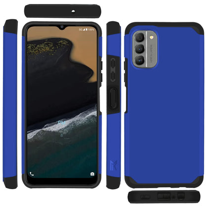 For Nokia G400 Ultra Slim Shock Absorption 2 in 1 Tuff Hybrid Dual Layer Hard PC + Soft TPU Rubber Frame Armor Defender  Phone Case Cover