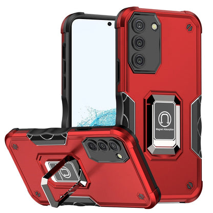 For Samsung Galaxy S22 /Plus Ultra Hybrid Cases with Magnetic Ring Holder Stand Kickstand Heavy Duty Rugged Drop Silicone Shockproof  Phone Case Cover