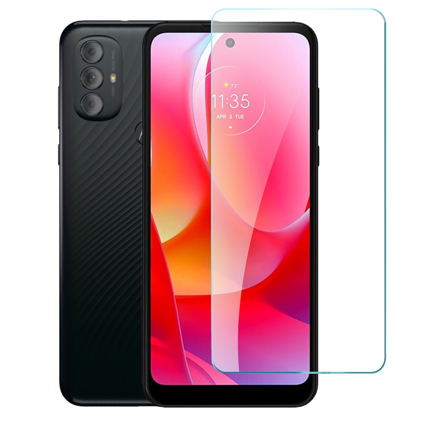 For Motorola Moto G Power 2022 Screen Protector Tempered Glass Ultra Clear Anti-Glare 9H Hardness Screen Protector Glass Film [Case Friendly] Clear Screen Protector