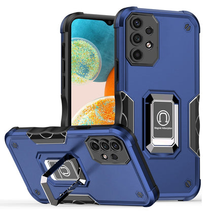 For Samsung Galaxy A23 5G Hybrid Cases with Magnetic Ring Holder Stand Kickstand Heavy Duty Rugged Silicone Shockproof  Phone Case Cover