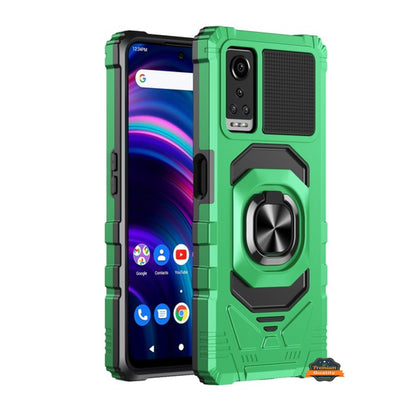 For Motorola Moto G 5G 2022 Hybrid Magnetic Car Mount Ring Kickstand Stand Holder Armor Hard Protective [Military Grade]  Phone Case Cover