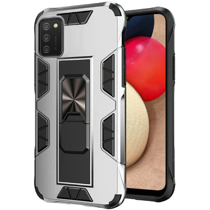 For Samsung Galaxy A02S Hybrid Magnetic Slide Ring Stand fit Car Mount Grip Holder Full Body Heavy Duty Rugged Military Grade  Phone Case Cover