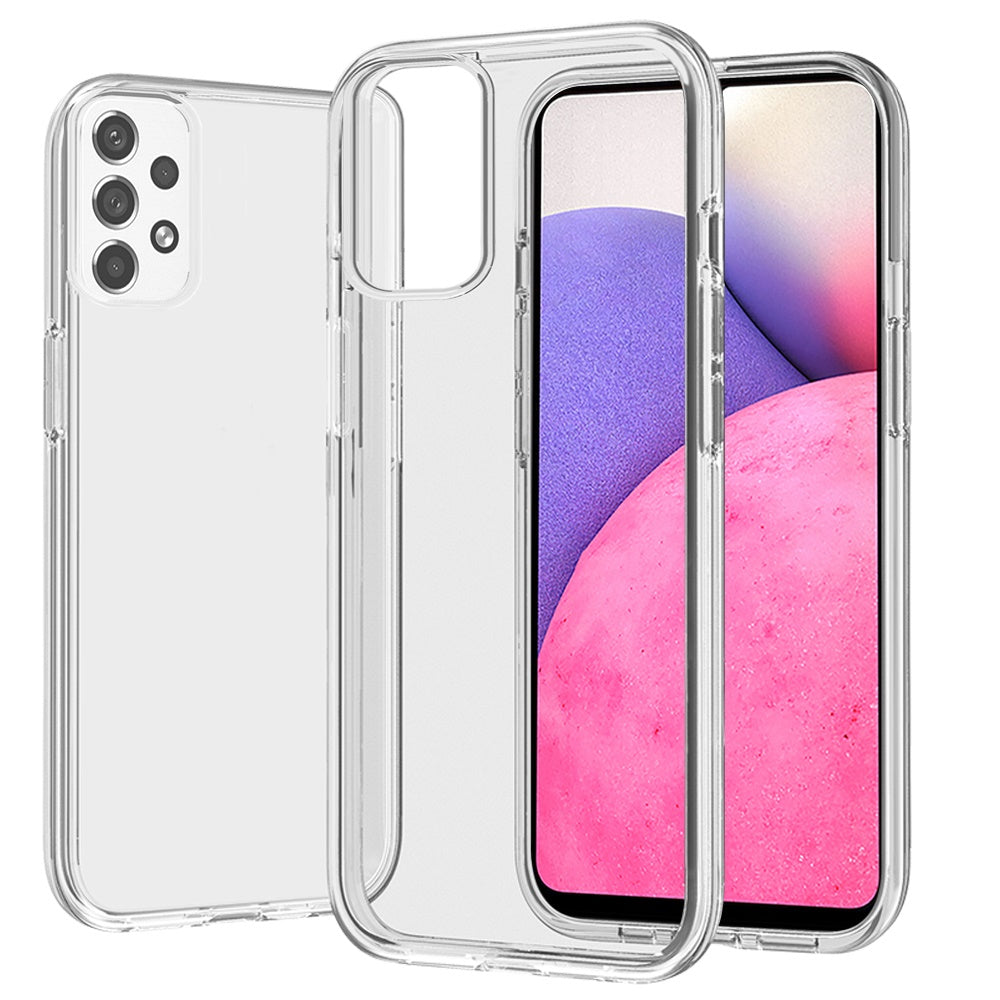 For Samsung Galaxy A33 5G Transparent Shock Absorption Thick TPU Rubber Gel Soft Ultra Thick 3mm Hybrid Silicone Protective Slim  Phone Case Cover