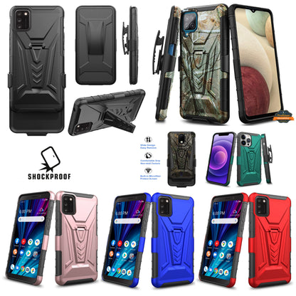 For Nokia G400 Swivel Belt Clip Holster with Built-in Kickstand, Heavy Duty Hybrid 3in1 Shockproof Defender  Phone Case Cover