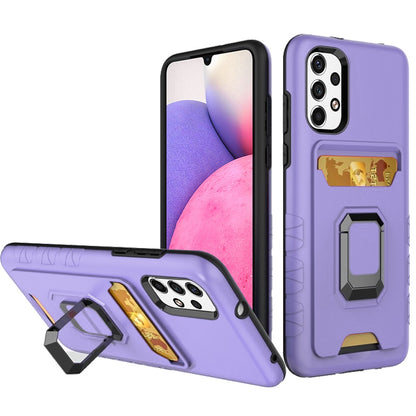 For Samsung Galaxy A33 5G Wallet Case Designed with Credit Card ID Holder & Stand Kickstand Ring Heavy Duty Hybrid Armor  Phone Case Cover
