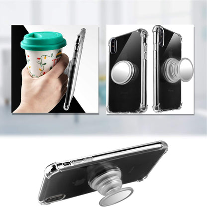 For Apple iPhone 14 (6.1") Luxury Glitter Sparkle Bling Rugged Hybrid Slim with Collapsible Stand Ring Holder Hard Shell  Phone Case Cover