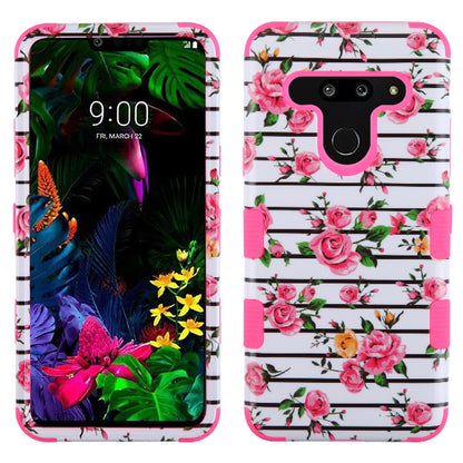 For LG G8 Thinq Hybrid Dual Layer Hard PC Cases Shockproof TPU Rugged Bumper  Phone Case Cover