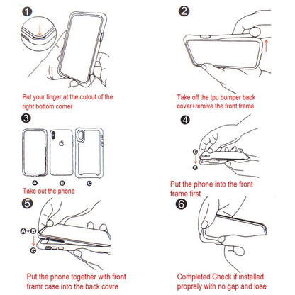 For Motorola Moto G Stylus (2020) Slim Fit Hybrid Transparent Rubber Gummy Hard PC Silicone Protective Clear / Black Phone Case Cover
