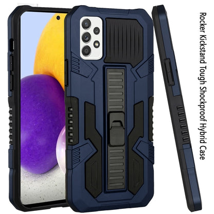 For Samsung Galaxy A73 5G Hybrid Tough Rugged [Shockproof] Dual Layer Protective with Kickstand Military Grade Hard TPU  Phone Case Cover