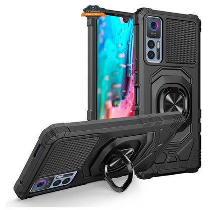 For Motorola Edge+ 2022 /Edge Plus Hybrid Magnetic Car Mount Ring Kickstand Holder Armor Protective [Military Grade]  Phone Case Cover