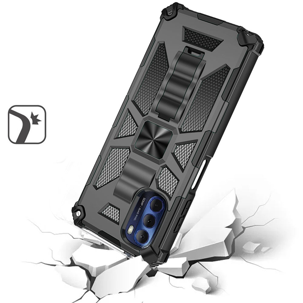 For Motorola Moto G Stylus 2022 4G Heavy Duty Stand Hybrid Shockproof [Military Grade] Armor Protective with Kickstand  Phone Case Cover