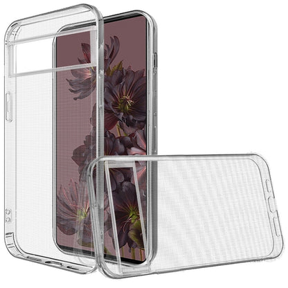 For Google Pixel 7 Hybrid Transparent Thick TPU Rubber Silicone Simple Minimalistic Gel Shockproof Protective Slim Back Clear Phone Case Cover