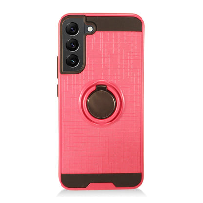 For Samsung Galaxy S22 Plus Hybrid 360° Ring Armor Shockproof Dual Layers 2in1 with Ring Stand for Magnetic Car Mount  Phone Case Cover