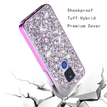For Apple iPhone 14 /Plus Pro Max Bling Rhinestone Diamond Shiny Glitter Hybrid Bumper Dual Layer Rugged  Phone Case Cover