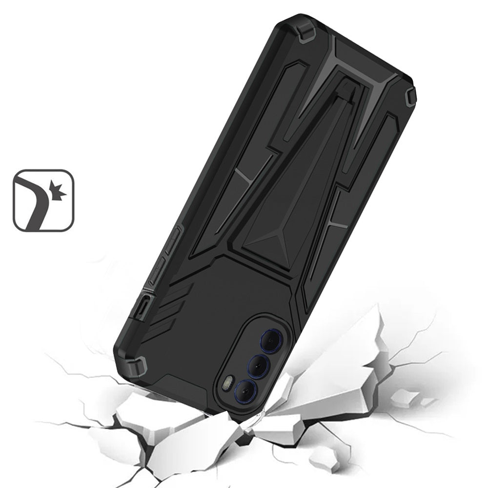 For Motorola Moto G Stylus 2022 4G Heavy Duty Protection Hybrid Built-in Kickstand Rugged Shock Military Grade Dual Layer  Phone Case Cover