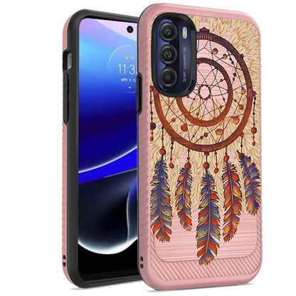 For Motorola Moto G Stylus 5G 2022 Design Printed Pattern Fashion Brushed Texture Shockproof Dual Layer Hybrid TPU  Phone Case Cover