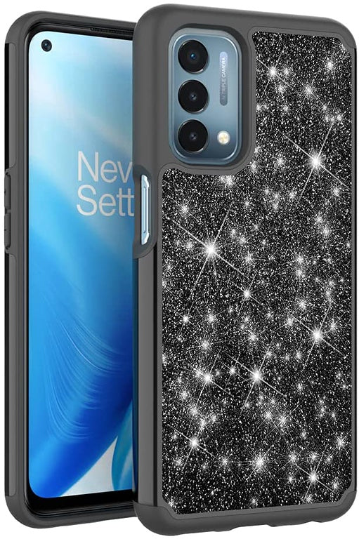 For Apple iPhone 13 /Mini Glitter Bling Sparkling Shiny Shockproof Heavy Duty Hybrid Dual-Layer TPU + PC Sturdy High Impact  Phone Case Cover