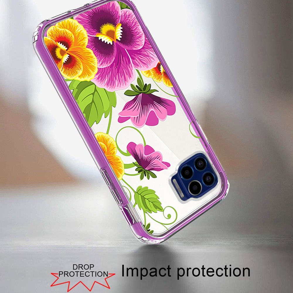 For Google Pixel 7 Beautiful Design Hybrid Triple Layer Armor Hard PC Rubber TPU Shockproof Protective Frame  Phone Case Cover