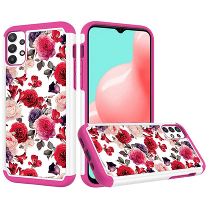 For Apple iPhone 13 Pro (6.1") Beautiful Design Tuff Hybrid Heavy Duty Sturdy Shockproof Full Body Soft TPU Hard Protective  Phone Case Cover