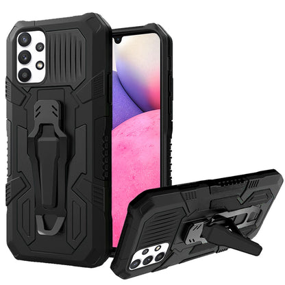 For Samsung Galaxy A33 5G Rugged Heavy Duty Dual Layers Hybrid Shockproof Protective Shell with Built in Clip Holder & Kickstand  Phone Case Cover