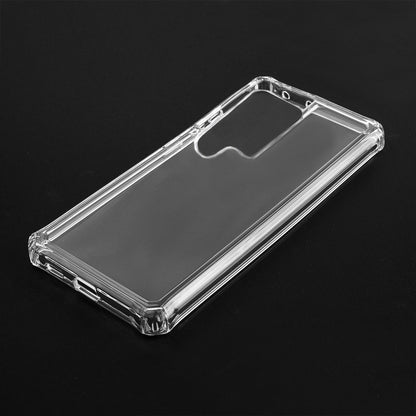 For Samsung Galaxy S23 /Plus /Ultra Air Armor Designed Transparent Hybrid Shock-Absorbing Corners Soft TPU + Hard Frame  Phone Case Cover