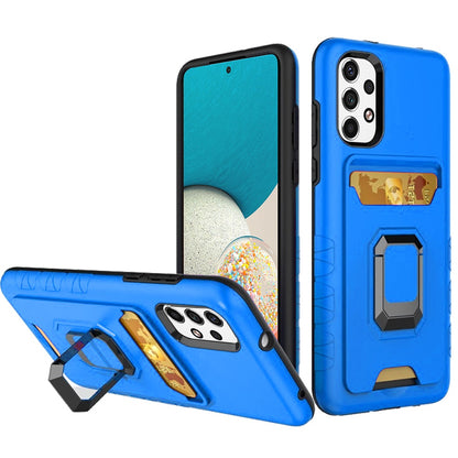 For Samsung Galaxy A53 5G Wallet Case Designed with Credit Card Holder & Stand Kickstand Ring Heavy Duty Hybrid Armor  Phone Case Cover