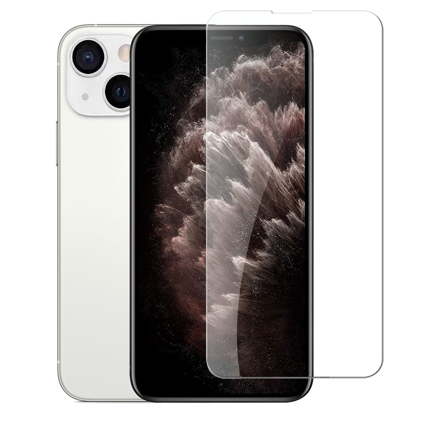 For Apple iPhone 14 Plus (6.7") LTE Tempered Glass Screen Protector Premium HD Clear, Case Friendly, 3D Touch Accuracy, Anti-Bubble Film Clear Screen Protector