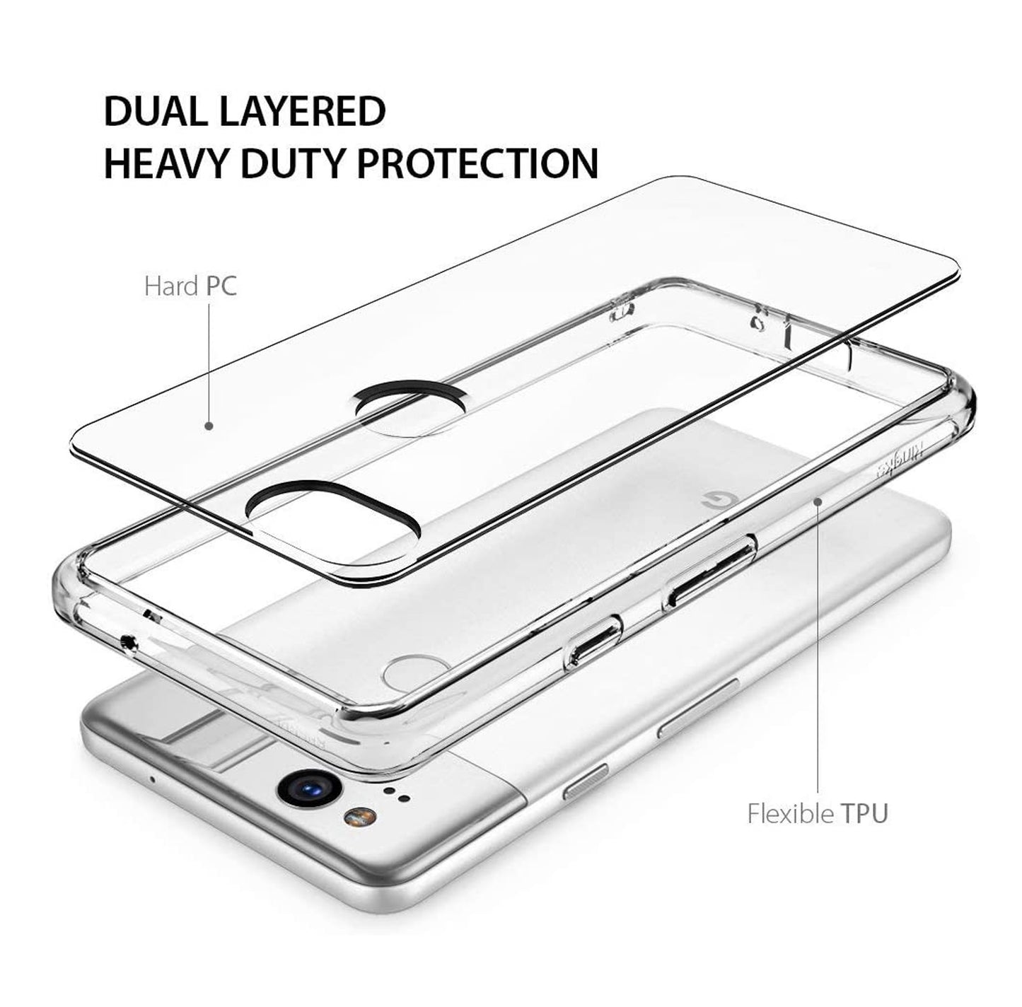 For Motorola Moto G 5G 2022 Slim Frame [Shock-Absorption] Hybrid Defender Rubber Silicone Gummy TPU Clear Hard Back  Phone Case Cover