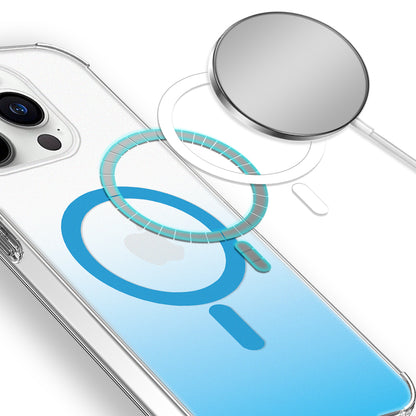 For Apple iPhone 14 /Plus Pro Max Hybrid IMD Frosted Two Tone with MagSafe Magnetic Wireless Charging Slim Hard PC  Phone Case Cover