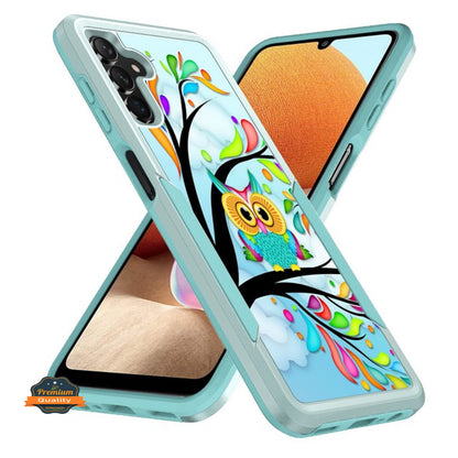 For Apple iPhone 14 /Plus Pro Max Pattern Design Hybrid Bumper Rugged Dual Layer Heavy-Duty Military-Grade  Phone Case Cover